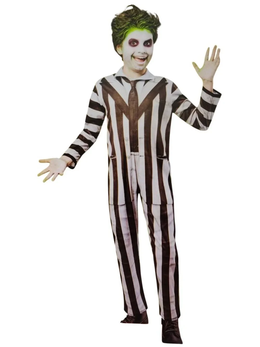 Rubies Boys S (6/7) Beetlejuice Halloween Costume Jumpsuit